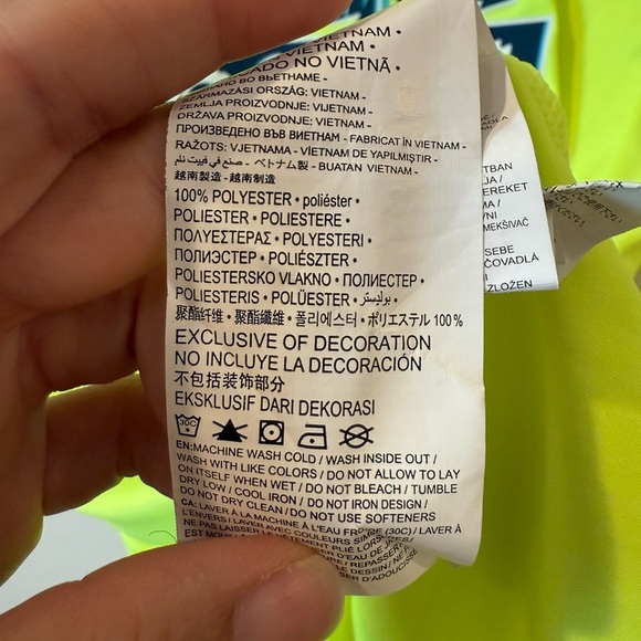 Nike Kids Bright Yellow 'Make Some Noise' Tee - Picture 5 of 5